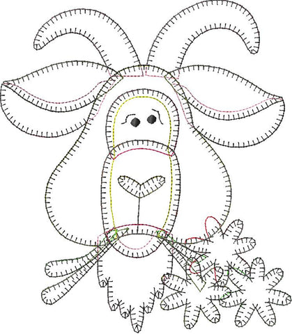 Goat Patternlet Embroidery File