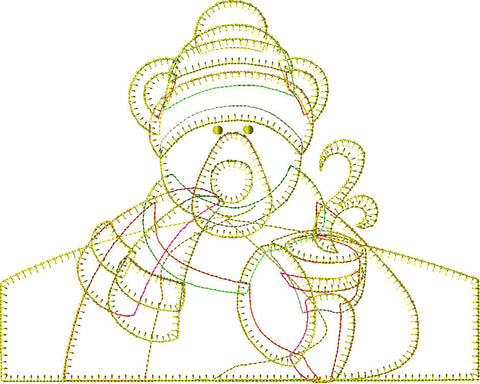 Polar Bear Embroidery File