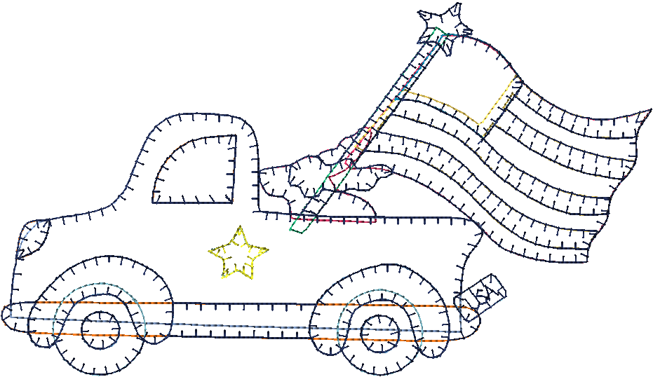 Parade Day Embroidery File