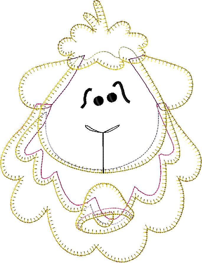 Sheep Embroidery File