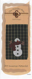 Snowman Patternlet Embroidery File