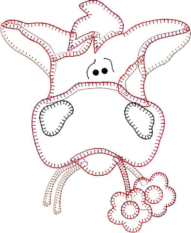 Cow Patternlet Embroidery File