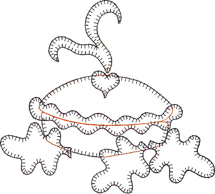 Freshly Baked Pie Embroidery File